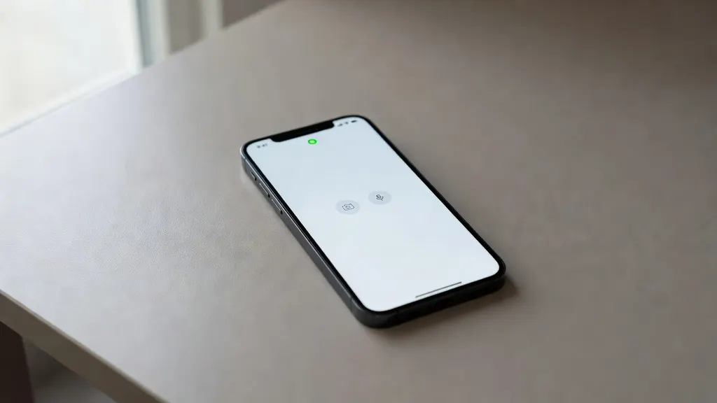 Co oznacza zielona kropka w telefonie?